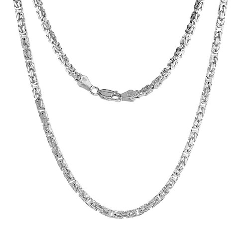 Argent sterling 6mm carré - sterling,