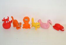 Lot 6 figurines BARBAPAPA plastique creux mou vintage 2012 2013 A.T.
