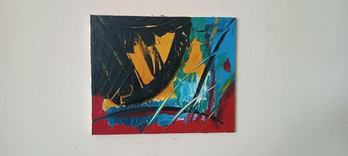 Peinture abstraite huile - peinture, l'huile