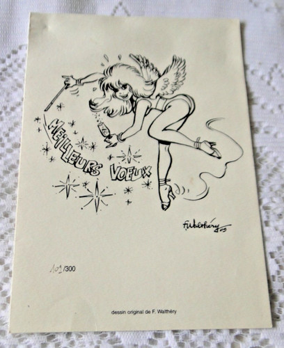 Dessin libris walthery - dessin, ex-libris
