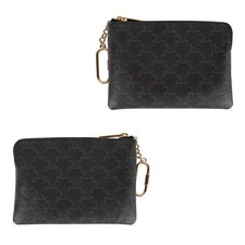 Celine Trio Canvas Coin Purse