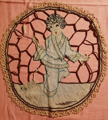 Ancien dessus coussin - ancien, de