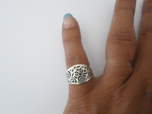 Bague argent massif - bague, en