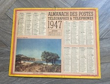 Calendrier almanach postes - calendrier,