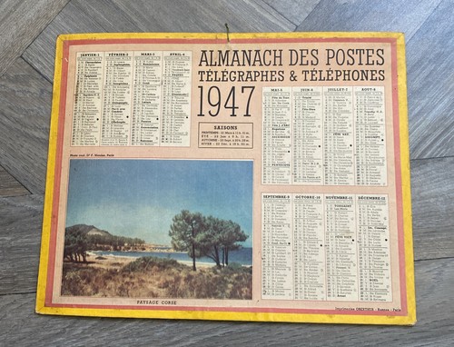 Calendrier almanach postes - ,