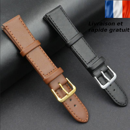 Bracelet montre cuir haut - bracelet,