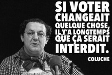 COLUCHE ELECTION Rocu - POSTER