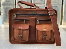 Sac À Dos Vintage En Cuir De Taureau Pour Hommes De 18 Pouces