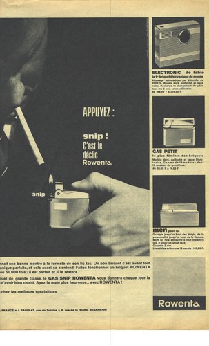 Publicite advertising 1965 - publicite,