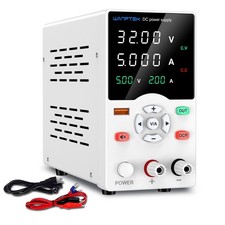 Alimentation de Laboratoire 30V 5A Alimentation DC Variable avec Bouton Ajust...