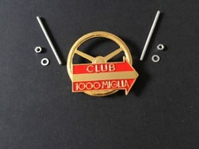BADGE DE CALANDRE CLUB 1000 MIGLIA AVEC FIXATIONS .