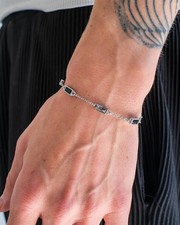 Bracelet En Or Blanc 14K Avec