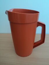 Cruche/Pichet TUPPERWARE Orange 2L, Annees 70 Vintage