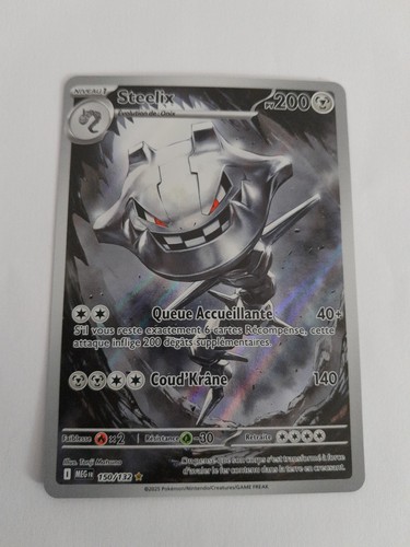 Carte pokemon steelix - carte, 150/132