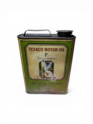Bidon huile ancien texaco - huile,