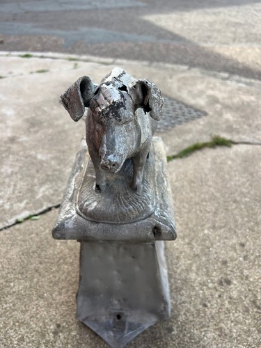 Ancien cochon zinc art - ancien,