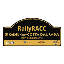Autocollant plaque FIA WRC