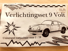 Set éclairage 9 volt pour miniature 1/18ème - Light set for 1/18 modelcar
