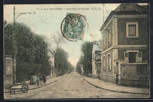 Cpa saint gratien - avenue, de