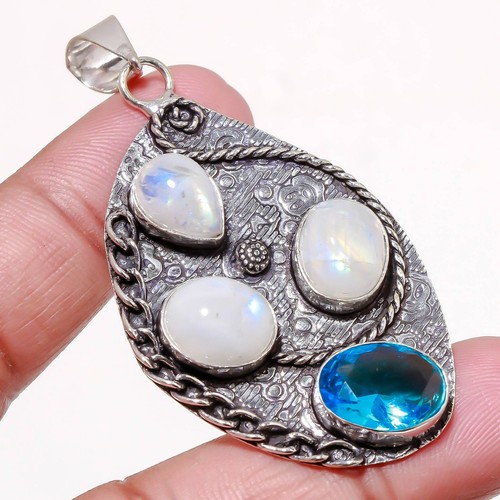 Pendentif pierre précieuse