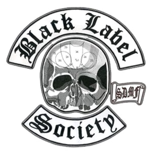 Heavy metal band - black, label