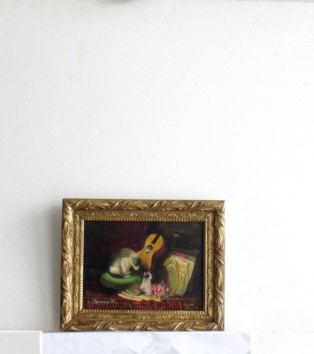 Cadre ancien bois dore - bois,
