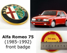 Alfa Romeo 75 Badge Grille Avant Remplacement Emblème 60596492 Alternative