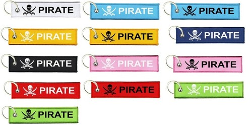 Porte cles clefs pirate jack