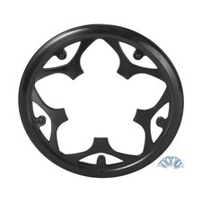 48  9.5cm 5 Trous Vélo Pédalier Châine Roue Couverture Noir