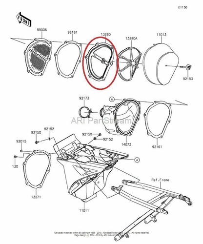 Support filtre air 250 - de, à