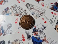 Napoléon 1er Empire : bouton Gros module 40e régiment d'infanterie 1812 - 1823