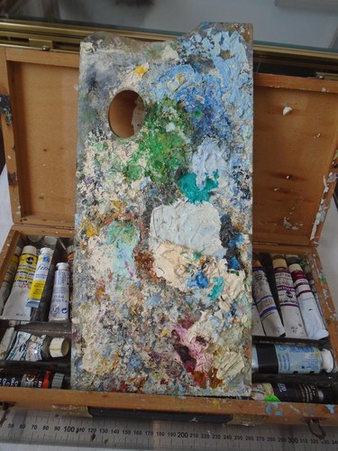 Boite peinture tubes - +, +