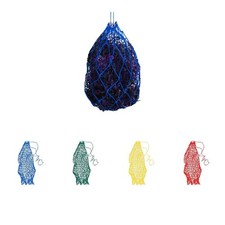 Filet à Foin à Alimentation Lente En Maille Douce avec Anneaux à Boucles