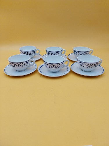 Tasses soucoupes - 6,
