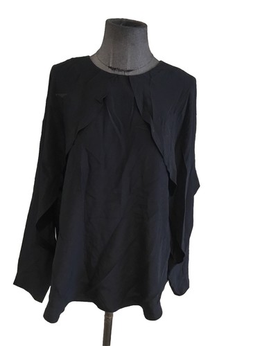 Sulerbe blouse noire 100 soie - noire,