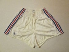 BNWT SHORT EQUIPE DE FRANCE FFF VENTEX 1982 1984 85/34 MEDIUM POLYAMIDE NYLON