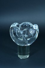 rare Cendrier Boule Cristal