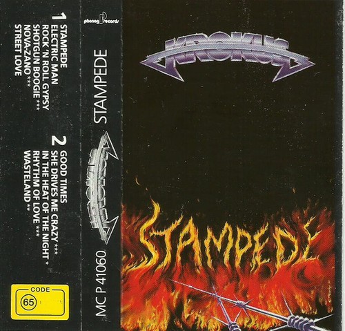 Krokus stampede cassette - krokus,