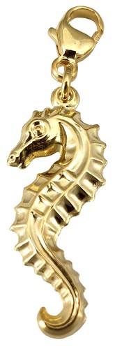 Pendentif charm hippocampe - pendentif,