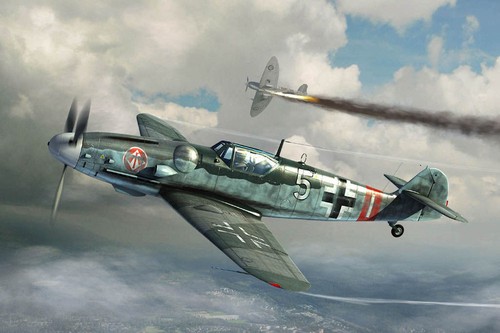 Trumpeter messerschmitt - messerschmitt, bf