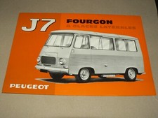 Prospectus Fourgon Peugeot J7