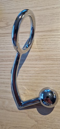 Cockring avec boule anale 55 - boule,