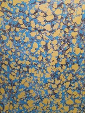 Papier marbré à la cuve de