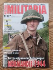 militaria magazine no 337, anglais en Normandie 1944, DDAY, MP