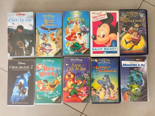 Cassette vhs walt disney - vhs,