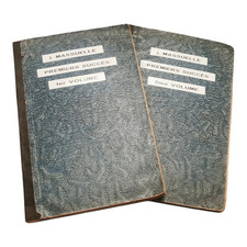 2x Braille Isidore MASSUELLE Partitions Piano Music Score 1923 Vol 1 & 2