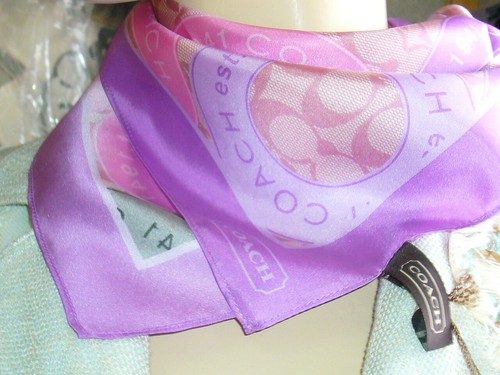 Foulard marque coach modèle - foulard,