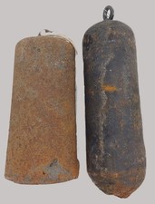 PAIRE DE POIDS D'HORLOGE