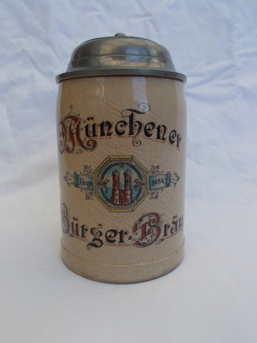 Chope biere ancienne - ancienne, munchener