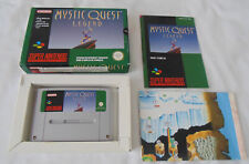 mystic quest super nintendo authentique complet avec carte version française